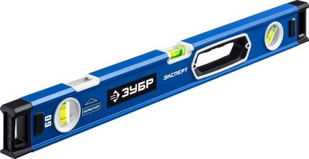 ЗУБР ЭКСПЕРТ, 600 мм, с зеркальным глазком, уровень с усиленным профилем, Профессионал (34570-060) купить в Тобольске