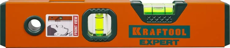 Уровень коробчатый "EXPERT", KRAFTOOL 34710-025, 2 ампулы, 0,5 мм/м, 250мм 34710-025_z01 купить в Тобольске
