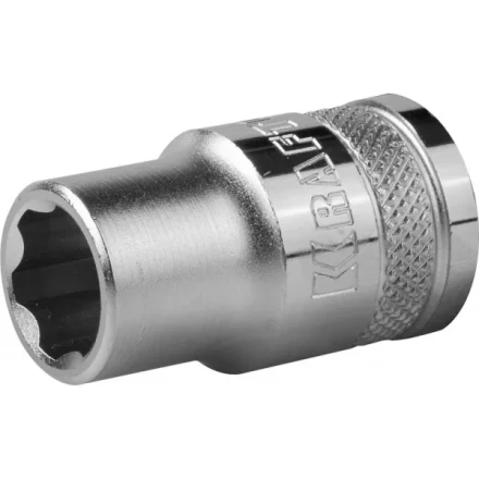 Торцовая головка KRAFTOOL &quot;INDUSTRIE QUALITAT&quot;, Cr-V, SUPER-LOCK, хромосатинированная, 1/2&quot;, 10 мм 27801-10_z01 купить в Тобольске