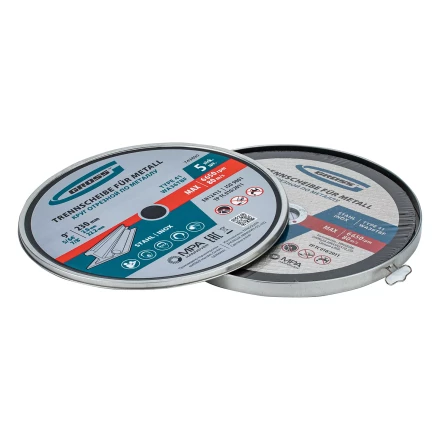 Круг отрезной по металлу, 230 х 2,0 х 22,2 мм, WA36TBF, в метал.банке, 5 шт. Gross 743890 купить в Тобольске