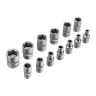 Набор инструментов Сибртех 14172, 1/2", 3/8", 1/4", пластиковый кейс 160 предм. купить в Тобольске