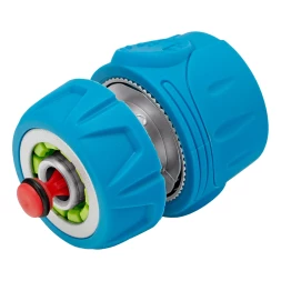 Соединитель быстросъемный Palisad 1/2&quot;, аквастоп, алюминий, TPR, Luxe 65835