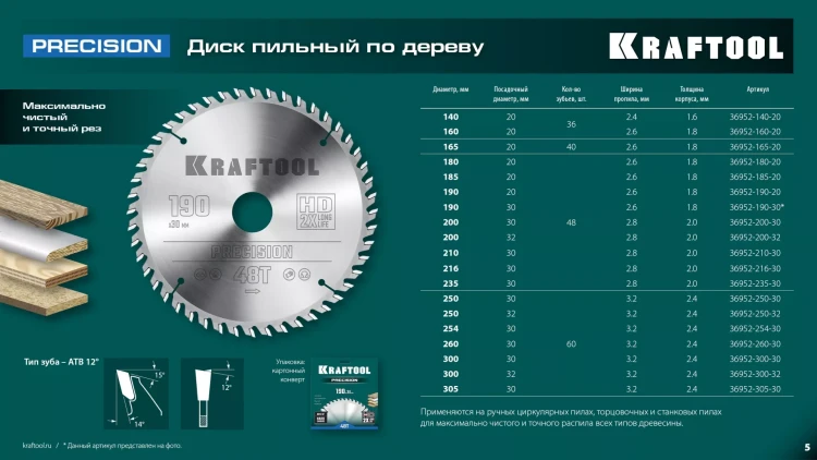 Диск пильный PRECISION, повышенный ресурс 36952-185-20 купить в Тобольске