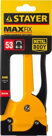 Степлер &quot;B 53&quot;, металлический корпус, для тонкой скобы тип 53 (4-8 мм), STAYER Master 3145_z01 купить в Тобольске