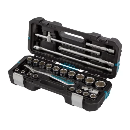 Набор инструментов 24 предмета, 120 зубьев, CrV, 1/2&quot; Gross 14147 купить в Тобольске