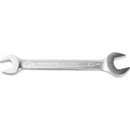 Ключ ЗУБР &quot;ПРОФИ&quot; гаечный рожковый, Cr-V сталь, хромированный, 14х17мм 27027-14-17 купить в Тобольске