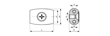 Зажимы троса Бочонок пакет серия МАСТЕР купить в Тобольске