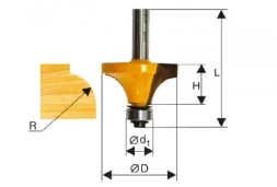 Фреза кром. калевочная ф571х28мм R222мм хв. 12мм 46240