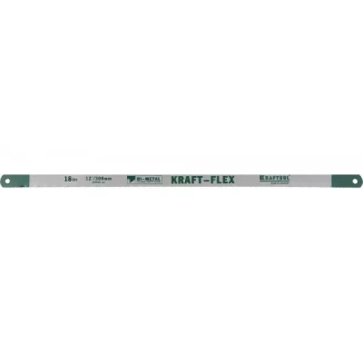Полотно "KRAFT-FLEX" по металлу, KRAFTOOL 15942-18-S50, Bi-Metal, 18TPI, 300 мм, 50 шт 15942-18-S50