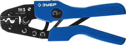 ЗУБР ПК-3, 0.5 - 10 мм2, пресс-клещи для медных наконечников и гильз, Профессионал(45456-3) купить в Тобольске