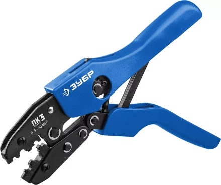 ЗУБР ПК-3, 0.5 - 10 мм2, пресс-клещи для медных наконечников и гильз, Профессионал(45456-3) купить в Тобольске
