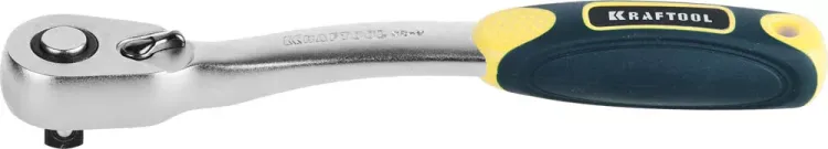 Трещотка для торцовых головок KRAFTOOL "PRO", Сr-V сталь, 72 зубца, изогнутая, 3/8" 27795-3/8_z02 купить в Тобольске