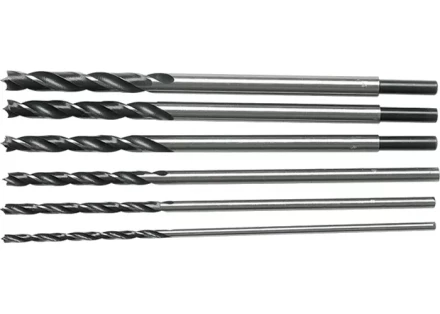 Набор сверл по дереву 6-8-10-12-13-14 мм L 300 мм 6 штук цилиндрический хвостовик СИБРТЕХ 702235 купить в Тобольске