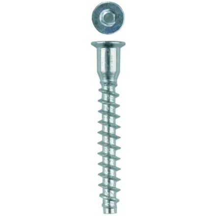 Винт-конфирмат ЗУБР оцинкованный, шестигранный шлиц, 7,0ммх70мм, 1800шт 4-308050-70-070 купить в Тобольске
