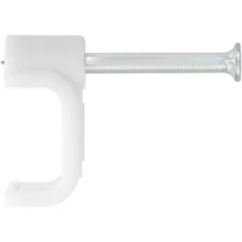 Скобы электроустановочные, 12 мм, прямоугольный профиль, 40 шт  СИБРТЕХ 47542 купить в Тобольске