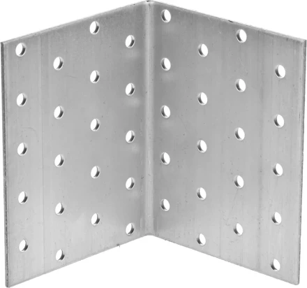 Крепежный угол ЗУБР &quot;МАСТЕР&quot; равносторонний, 100х80х80мм, 20шт 310205-100-080 купить в Тобольске