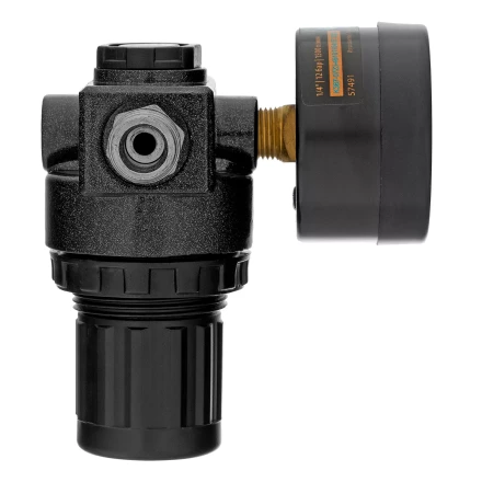 Регулятор давления с манометром Denzel R1500, 12 бар, 1/4&quot;, 57491 купить в Тобольске