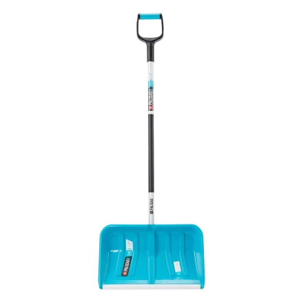 Лопата-скрепер для уборки снега Palisad 61727, полипропилен, 550х340х1450 мм, алюминиевый черенок, ПВХ, LUXE купить в Тобольске