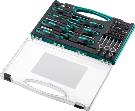 Набор: отвертки X-Drive с кованым хромомолибденованадиевым стержнем SlimFit, ситема насечек NSS, двухкомпонентная рукоятка 25815 купить в Тобольске