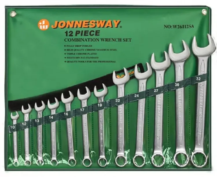 Набор ключей комбинированных 10-32мм 12предметов Jonnesway W26112SA 48140 купить в Тобольске