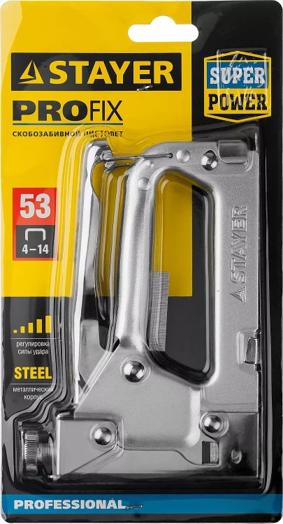 Степлер для скоб "Pro 53" тип 53 (4-14 мм), STAYER Professional 3150_z01 купить в Тобольске