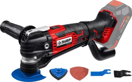 ЗУБР C1-18, 18 В, OQIS, без АКБ, реноватор, набор насадок (МФИ-18 Н) купить в Тобольске