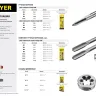 Плашка круглая ручная STAYER "MASTER", сталь 9ХС, для трубной резьбы G 1/2`` 28029-1/2 купить в Тобольске