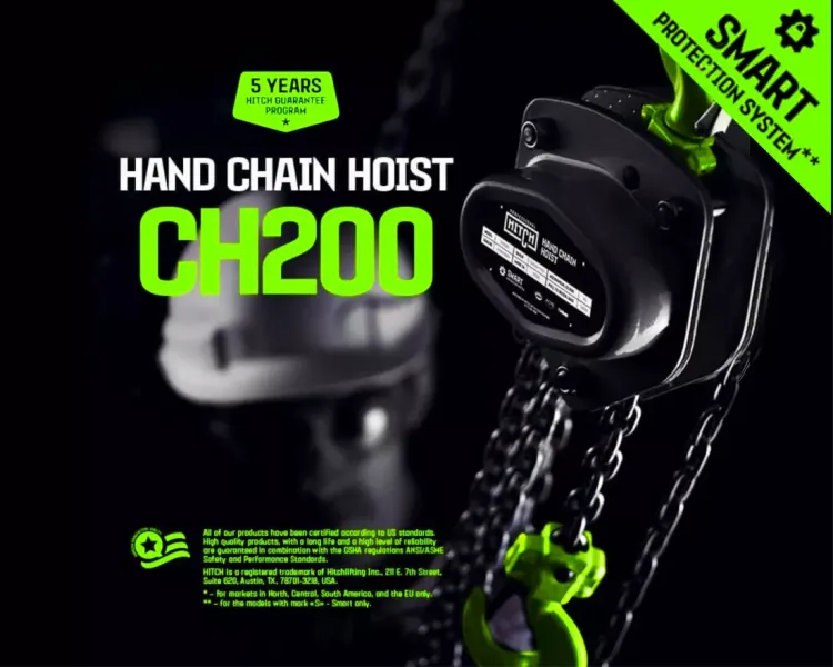 Таль ручная цепная HITCH CH200-G, 2 т, 12 м. Гальваническая цепь купить в Тобольске
