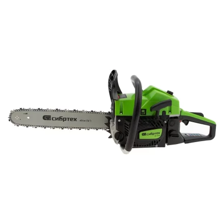 Пила цепная бензиновая БП-4540, 45 см3, шина 40 см, шаг 0.325, паз 1,5 мм, 64 звена Сибртех 95208 купить в Тобольске