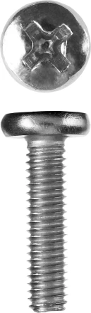 Винт ЗУБР &quot;МАСТЕР&quot; DIN 7985, класс прочности 4.8, оцинкованный, M3x12мм, 5кг 303150-03-012 купить в Тобольске