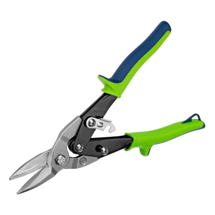 Ножницы по металлу, Сибртех 250 мм, прямой рез, сталь С55, двухкомпонентные рукоятки, 78336 купить в Тобольске