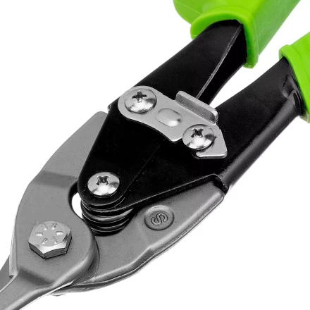 Ножницы по металлу, Сибртех 250 мм, прямой рез, сталь С55, двухкомпонентные рукоятки, 78336 купить в Тобольске