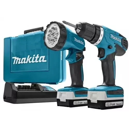 Дрель-шуруповерт аккумуляторная Makita DF347DWLE купить в Тобольске