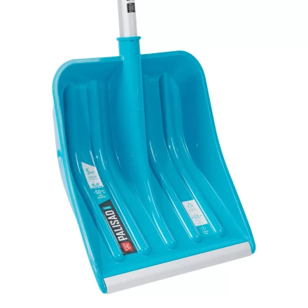 Лопата для уборки снега Palisad 61776, полипропилен, 350х405х1300мм, алюминиевый черенок, ПВХ накладка, LUXE купить в Тобольске