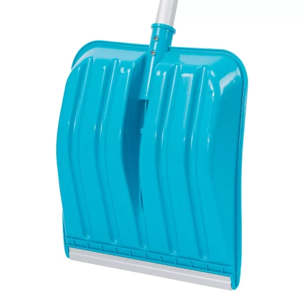 Лопата для уборки снега Palisad 61776, полипропилен, 350х405х1300мм, алюминиевый черенок, ПВХ накладка, LUXE купить в Тобольске