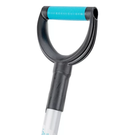 Лопата для уборки снега Palisad 61776, полипропилен, 350х405х1300мм, алюминиевый черенок, ПВХ накладка, LUXE купить в Тобольске