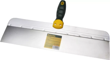 Шпатель KRAFTOOL фасадный с двухкомпонентной ручкой, нержавеющее полотно, 450мм 10036-450 купить в Тобольске