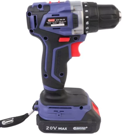 Аккумуляторная дрель-шуруповерт Диолд ДЭА-20Л-08 купить в Тобольске