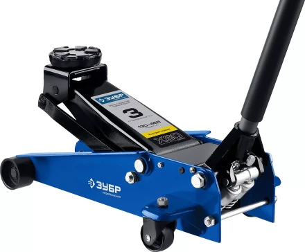 Домкрат гидравлический подкатной X80, 3т, 130-465мм, ЗУБР Профессионал 43050-3 43050-3_z01 купить в Тобольске