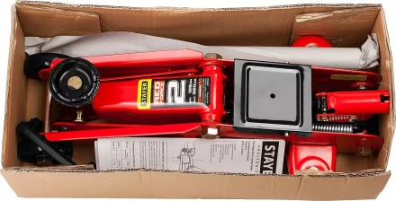 Домкрат гидравлический подкатной &quot;RED FORCE&quot;, 2т, 125-320мм, STAYER 43152-2 43152-2 купить в Тобольске