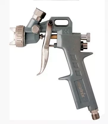 Пневматический краскопульт с верхним бачком V= 0,6 л + сопла диаметром 1.2, 1.5 и 1.8 мм  MATRIX 57314 купить в Тобольске