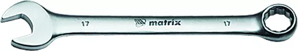 Ключ комбинированный 27 мм CrV матовый хром MATRIX 15120 купить в Тобольске