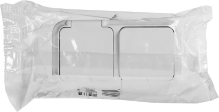 Блок STAYER &quot;MASTER&quot; &quot;MAXIMA&quot; розетка одноместная с заземлением и защитной крышкой, IP54, 16А, 220В, и выключатель одноклавишный, IP54, 10А, 220В 54311-W купить в Тобольске