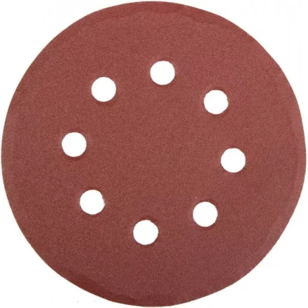 Круг шлифовальный универсальный STAYER &quot;MASTER&quot; из абразивной бумаги на велкро основе, 8 отверстий, Р180, 125мм, 5шт 35452-125-180 купить в Тобольске