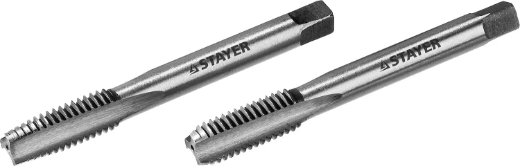 Комплект метчиков STAYER "MASTER", сталь 9ХС, М10х1,5, 2 шт 28025-10-1.5-H2 купить в Тобольске