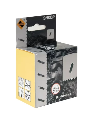 Коронка Bi-Metal Ф64 мм М3 Энкор 24164 купить в Тобольске