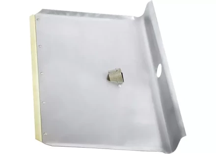 Лопата тротуарная 600х400 1,5 мм без черенка алюминиевая металлическая окантовка СИБРТЕХ 61541 купить в Тобольске