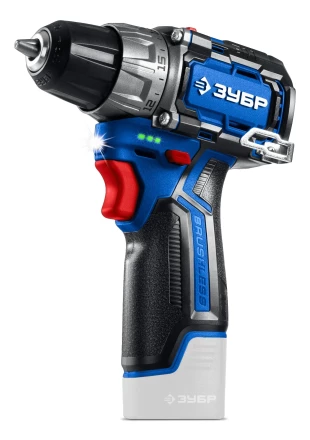 ЗУБР КОМПАКТ #1 , 12 В, 45 Н·м, без АКБ (тип Т7), дрель-шуруповерт, BRUSHLESS, Профессионал (DB-121) купить в Тобольске