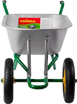 Тачка GRINDA садово-строительная двухколесная, 90 л, грузоподъемность 180 кг 422397_z01 купить в Тобольске
