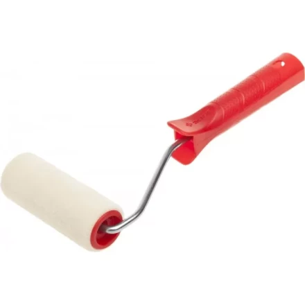 МИДИ-валик ЗУБР ЭКСПЕРТ &quot;ВЕЛЮР&quot;, 100% шерсть, ворс 4мм, ручка 6мм, d=32/100мм 03535-10 купить в Тобольске